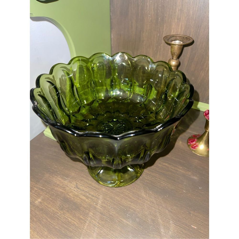 Vintage Anchor Hocking Fairfield Compote